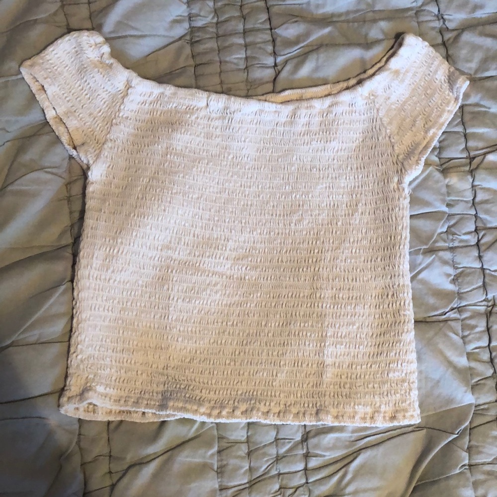 brandy melville off the shoulder top